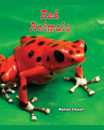 Book cover for Red Animals by Melissa Stewart