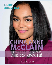 Book cover for China Anne McClain by Kristen Rajczak Nelson