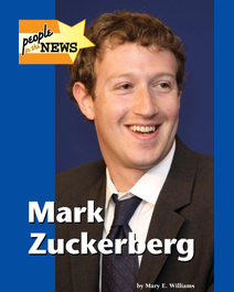 Book cover for Mark Zuckerberg by Mary E. Williams