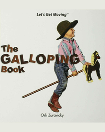 Book cover for The Galloping Book by Orli Zuravicky