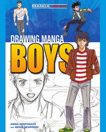 Book cover for Drawing Manga Boys by Anna Southgate, Keith Sparrow