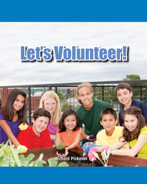 Book cover for Let's Volunteer! by Richard Pickman