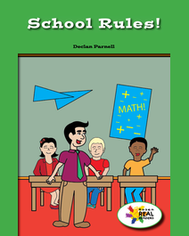 Book cover for School Rules! by Declan Parnell