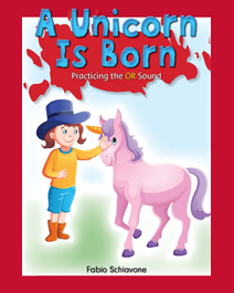 Book cover for A Unicorn Is Born by Fabio Schiavone
