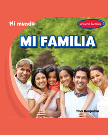 Book cover for Mi familia by Tina Benjamin