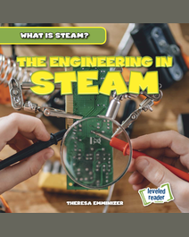 Book cover for The Engineering in STEAM by Theresa Emminizer