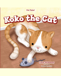 Book cover for Koko the Cat by Caitie Mcaneney