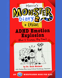Book cover for Marvin's Monster Diary 2 (+ Lyssa) by Caroline Bliss Larsen, Raun Melmed