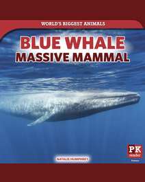 Book cover for Blue Whale: Massive Mammal by Natalie Humphrey